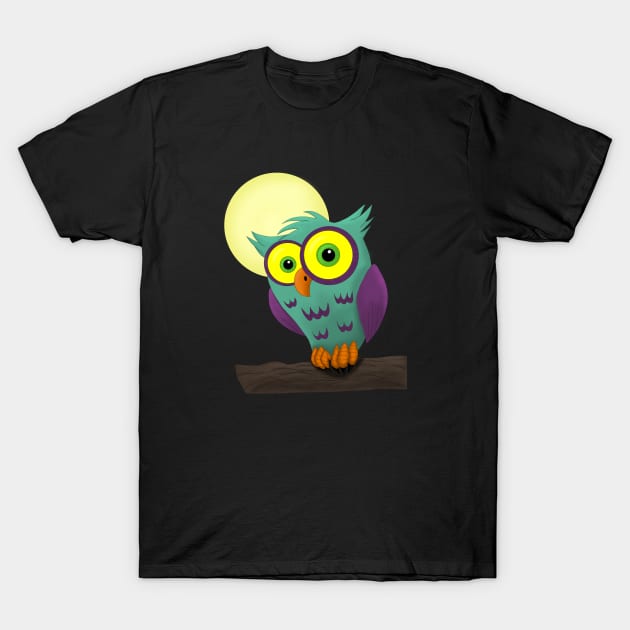 Night Owl T-Shirt by Beck’s Randoms